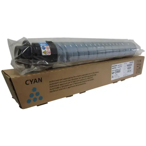 Toner Ricoh 841820 Cyan do kopiarek (Oryginalny) [18k]